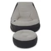 Intex 68564E Inflatable Ultra Lounge Chair With Cup Holder And Ottoman Set, Gray -Intex Tents Shop GUEST 04705383 9b71 424f a812 d7d1dc9f23a2
