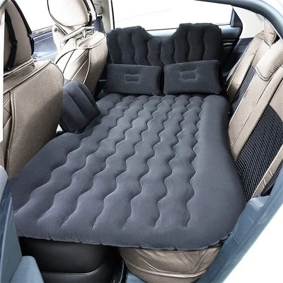 Zone Tech Car Inflatable "Air Mattress" Bed With Back Seat With 2 Air Pillows – Pump Kit - Vacation Camping Blow Up Pad 3 Zone Tech Car Inflatable "Air Mattress" Bed With Back Seat With 2 Air Pillows – Pump Kit - Vacation Camping Blow Up Pad