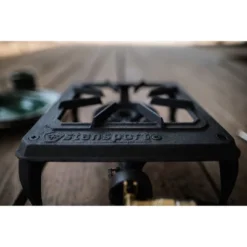 Stansport Single Burner Cast Iron Stove With Regulator Hose -Intex Tents Shop GUEST 0cd8fb54 a616 4935 9a80 f957e3269907