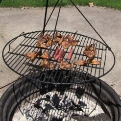 Sunnydaze Decor Sunnydaze Outdoor Camping Or Backyard Heavy-Duty Steel Round Fire Pit Cooking Rack Grill Grate - 40" 7 Sunnydaze Decor Sunnydaze Outdoor Camping Or Backyard Heavy-Duty Steel Round Fire Pit Cooking Rack Grill Grate - 40" -Intex Tents Shop GUEST 0d223ebb c25c 418e aa6f 724d286da79d