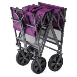 Mac Sports Double Decker Heavy Duty Steel Frame Collapsible Outdoor Utility Garden Cart Wagon With Lower Storage Shelf And 150 Pound Capacity, Purple -Intex Tents Shop GUEST 113976dc 3453 4c3b 9c7e b965a93f3391