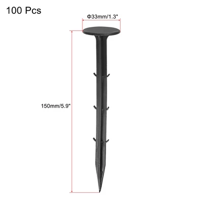 Unique Bargains Plastic Landscape Spikes For Holding Fabric Lawn Edging 3 Unique Bargains Plastic Landscape Spikes For Holding Fabric Lawn Edging