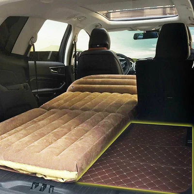 Costway Inflatable SUV Air Backseat Mattress Flocking Travel Pad W/Pump Camping Travel 5 Costway Inflatable SUV Air Backseat Mattress Flocking Travel Pad W/Pump Camping Travel - Image 3