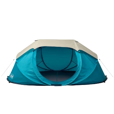 Coleman Pop Up 4 Person Scuba Camping Tent - Blue 4 Coleman Pop Up 4 Person Scuba Camping Tent - Blue - Image 2
