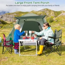 Costway 4-6 Person Camping Tent Waterproof Family Large Double-Layer Tents W/Front Porch 13 Costway 4-6 Person Camping Tent Waterproof Family Large Double-Layer Tents W/Front Porch -Intex Tents Shop GUEST 1c505060 3031 4ca1 9338 2c2b122f90bf