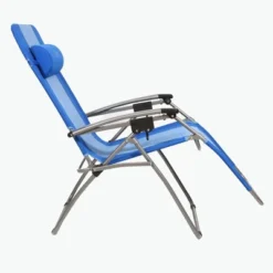Kamp-Rite Outdoor Folding Reclining Zero Gravity Chair W/Headrest Pillow For Backyard, Camping, Tailgating, And Sports, 300 LB Capacity, Blue (2 Pack) -Intex Tents Shop GUEST 1f3bcbb6 bb89 4b19 8c94 345c5fc43598