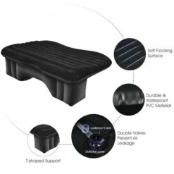 Costway Inflatable Car Air Backseat Mattress Flocking Travel SUV Camping Pad Pill & Pump -Intex Tents Shop GUEST 246a2250 613c 4859 b95a b0a0ef612493
