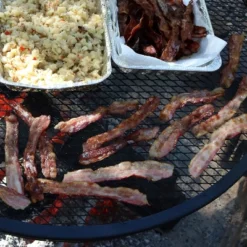 Sunnydaze Decor Sunnydaze Outdoor Camping Or Backyard Heavy-Duty Steel Round X-Marks Fire Pit Cooking Grilling Grate -Intex Tents Shop GUEST 2665dc80 1f31 4a6d 8ee8 c47b3be01bcd