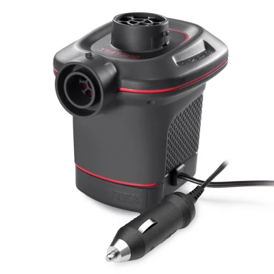 Intex Empire Inflatable Lounge Chair, Green & Intex 12V Corded Electric Air Pump 4 Intex Empire Inflatable Lounge Chair, Green & Intex 12V Corded Electric Air Pump - Image 2