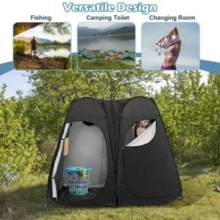 Costway Outdoor 7.5FT Portable Pop Up Shower Privacy Tent Dressing Changing Room Camping -Intex Tents Shop GUEST 2fdc07ce cd87 449c ae13 34d913cc51b4