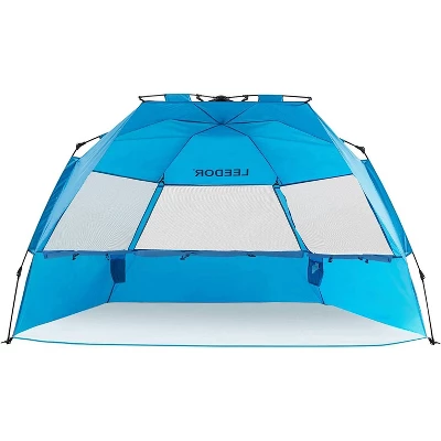 Leedor Outdoor Automatic Pop Up Sun Shade Canopy 4 People Beach Shelter Tent Light Teal Blue 10 Leedor Outdoor Automatic Pop Up Sun Shade Canopy 4 People Beach Shelter Tent Light Teal Blue - Image 8