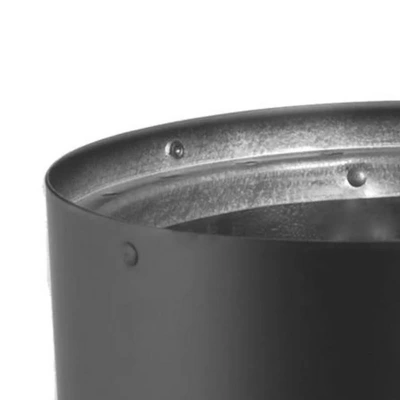 DuraVent DVL 6DVL-AD 6'' Stainless Steel Double Wall Air Insulated Section Wood Burning Stovetop Connecting Adapter, Without Damper, Black 3 DuraVent DVL 6DVL-AD 6'' Stainless Steel Double Wall Air Insulated Section Wood Burning Stovetop Connecting Adapter, Without Damper, Black