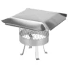 Draft King SS811U Single 304 Stainless Steel Round Slip In Flue Chimney Cover Hood For 9.5 To 10.5 Inch Diameter Masonry Chimneys -Intex Tents Shop GUEST 364af58b 2555 42ca a8d3 2b6c2653e6a1