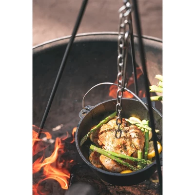 Stansport Steel Camp Fire Tripod With S Hook 8 Stansport Steel Camp Fire Tripod With S Hook - Image 6