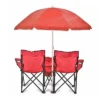 GoTeam Double Folding Camping Chair Set With Shade Umbrella, Cooler, And Carrying Bag For Camping, Beach Lounging, Tailgating, And More, Red 1 GoTeam Double Folding Camping Chair Set With Shade Umbrella, Cooler, And Carrying Bag For Camping, Beach Lounging, Tailgating, And More, Red -Intex Tents Shop GUEST 3ca9bb9d 4f31 44bf 8b40 9e13042a75f3