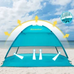 Alvantor Outdoor Instant Pop Up Sun Shade Canopy 2 People Beach Shelter Tent Turquoise -Intex Tents Shop GUEST 3e2c3691 49a1 4e6c b2bf 5c8bb287753d