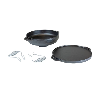 Lodge 14" Seasoned Cast Iron Cook-It-All Pan 3 Lodge 14" Seasoned Cast Iron Cook-It-All Pan