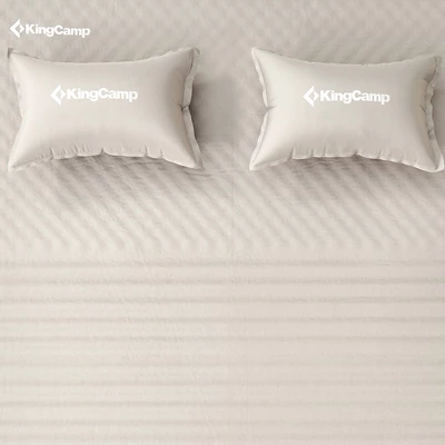 KingCamp Self-Inflating Double Mattress Sleeping Pad Mat With 2 Pillows For Camping, Backpacking, Hiking, Fishing, & Traveling, Beige 6 KingCamp Self-Inflating Double Mattress Sleeping Pad Mat With 2 Pillows For Camping, Backpacking, Hiking, Fishing, & Traveling, Beige - Image 4