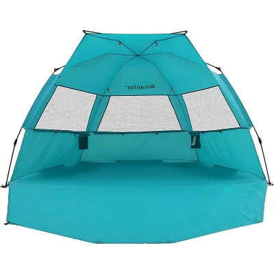 Alvantor Outdoor Automatic Pop-Up Sun Shade Canopy 3 People Beach Shelter Tent Turquoise 12 Alvantor Outdoor Automatic Pop-Up Sun Shade Canopy 3 People Beach Shelter Tent Turquoise - Image 10
