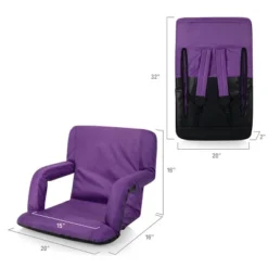 Picnic Time Ventura Stadium Seat - Purple -Intex Tents Shop GUEST 46b7d9ae 0dfe 4170 8a04 40448a2d08e6