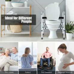 Toilet Safety Frame, Stand Alone Toilet Safety Rail W/ Adjustable Height & Width -Intex Tents Shop GUEST 49b16dca 32b3 4ef0 8325 f1b44db67f2d