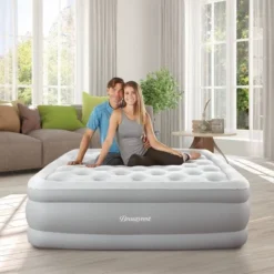 Beautyrest Skyrise 18" Air Mattress With External Pump 1-Touch Comfort Control - Queen 13 Beautyrest Skyrise 18" Air Mattress With External Pump 1-Touch Comfort Control - Queen -Intex Tents Shop GUEST 4b1304d5 5adc 44e9 9b48 3c5e565cae63