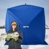 Outsunny 4 Person Ice Fishing Shelter, Waterproof Oxford Fabric Portable Pop-up Ice Tent With 2 Doors For Outdoor Fishing -Intex Tents Shop GUEST 5041fe52 8f18 450c ada5 fc1bf7c6fba2