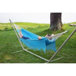Bahia Crochet Double Hammock - Blue - Sol Living -Intex Tents Shop GUEST 5f784504 5f3a 45af a9ef b33ed5fbf466