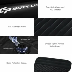 Costway Inflatable SUV Air Backseat Mattress Flocking Travel Pad W/Pump Camping Outdoor -Intex Tents Shop GUEST 6065c006 3d93 41b9 a7b5 c3f3cc37748a