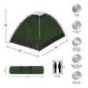 Leisure Sports Lightweight, Water-Resistant 2-Person Dome Tent With Removable Rain Fly And Carry Bag - Green 1 Leisure Sports Lightweight, Water-Resistant 2-Person Dome Tent With Removable Rain Fly And Carry Bag - Green -Intex Tents Shop GUEST 61597051 e272 4aea 9b19 581b9606fa88