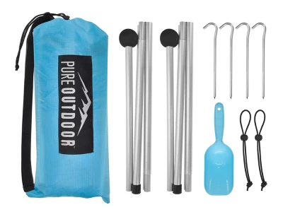 Monoprice 7-Foot, 4-Person Beach/Camp Sunshade, With UPF 50+ UV Protection, Stretchy And Lightweigh, Easy Shade For The Beach, Camping, Sports Events 7 Monoprice 7-Foot, 4-Person Beach/Camp Sunshade, With UPF 50+ UV Protection, Stretchy And Lightweigh, Easy Shade For The Beach, Camping, Sports Events - Image 5