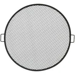 Sunnydaze Decor Sunnydaze Outdoor Camping Or Backyard Heavy-Duty Steel Round X-Marks Fire Pit Cooking Grilling Grate -Intex Tents Shop GUEST 6218a85f a2a8 4eb6 adf4 bed4f46fbc68