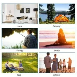 Costway Portable 38'' Oversized High Outdoor Beach Chair Camping Fishing Folding Chair -Intex Tents Shop GUEST 62234668 43f6 48ae 89bf ceb7de5d946e