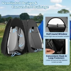 Costway Outdoor 7.5FT Portable Pop Up Shower Privacy Tent Dressing Changing Room Camping -Intex Tents Shop GUEST 642ad871 155f 4e3a b850 dc16b6d40be7