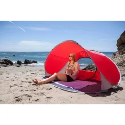 NFL Kansas City Chiefs Manta Portable Beach Tent - Red -Intex Tents Shop GUEST 64b1eca6 10fe 4252 b217 4bd640a0b121