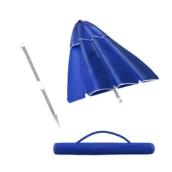 Nature Spring Tilt And Anchor Beach Umbrella – 7' X 6', Blue -Intex Tents Shop GUEST 69b8bb97 2901 4405 8ad2 a8b2d6da310c