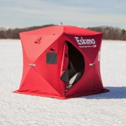 Eskimo QuickFish 3 Portable 3-Person Spacious Pop Up Ice Fishing Shanty Shack Hub Tent With Ice Anchors And Backpack Storage Bag, Red (2 Pack) 11 Eskimo QuickFish 3 Portable 3-Person Spacious Pop Up Ice Fishing Shanty Shack Hub Tent With Ice Anchors And Backpack Storage Bag, Red (2 Pack) -Intex Tents Shop GUEST 6c9ef6dc 55e4 483f b350 953fec27d85f
