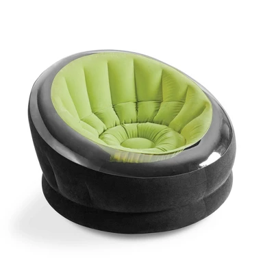 Intex Empire Inflatable Lounge Chair, Green & Intex 12V Corded Electric Air Pump 3 Intex Empire Inflatable Lounge Chair, Green & Intex 12V Corded Electric Air Pump