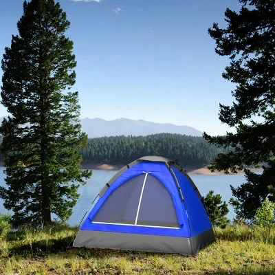 Leisure Sports Two-Person Dome Tent – 77" X 57" X 40", Blue 5 Leisure Sports Two-Person Dome Tent – 77" X 57" X 40", Blue - Image 3