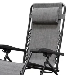 Caravan Canopy Infinity Zero Gravity Steel Frame Patio Deck Chair, Grey (Pair) -Intex Tents Shop GUEST 759d7771 fee7 4a43 abf4 9f80fedd816e