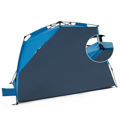 Leedor Outdoor Automatic Pop Up Sun Shade Canopy 4 People Beach Shelter Tent Light Teal Blue 8 Leedor Outdoor Automatic Pop Up Sun Shade Canopy 4 People Beach Shelter Tent Light Teal Blue - Image 6