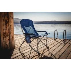 Picnic Time Camp Chair With Carrying Case XL - Navy Blue -Intex Tents Shop GUEST 8ce65481 e721 4b39 8197 7ff83438a570