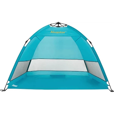 Alvantor Outdoor Automatic Pop-Up Sun Shade Canopy 3 People Beach Shelter Tent Turquoise 11 Alvantor Outdoor Automatic Pop-Up Sun Shade Canopy 3 People Beach Shelter Tent Turquoise - Image 9