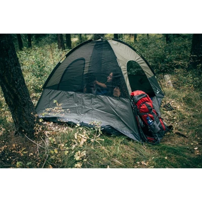 Stansport Trophy Hunter 3 Person Dome Tent Olive/Tan 12 Stansport Trophy Hunter 3 Person Dome Tent Olive/Tan - Image 10