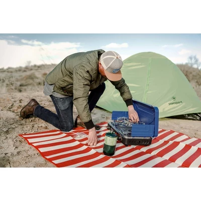 Stansport Triple Burner Propane Stove Blue 13 Stansport Triple Burner Propane Stove Blue - Image 11