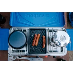 Stansport Double Burner And Grill Propane Stove Blue -Intex Tents Shop GUEST 96fcec2a 7769 4dd9 a07b 1f8b77faa926