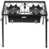Barton Outdoor Dual Burner Grill Propane Stove High-Pressure Cooker Stand Detachable Legs, Black -Intex Tents Shop GUEST 971fce20 5d15 430d 9c34 3e8c79462a0e