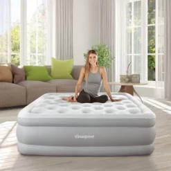 Beautyrest Skyrise 16" Air Mattress With External Pump 1-Touch Comfort Control - Full Size -Intex Tents Shop GUEST 9b20010d c6cf 4721 a51f 65c97ab98724