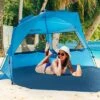 Leedor Outdoor Automatic Pop Up Sun Shade Canopy 4 People Beach Shelter Tent Light Teal Blue 2 Leedor Outdoor Automatic Pop Up Sun Shade Canopy 4 People Beach Shelter Tent Light Teal Blue -Intex Tents Shop GUEST 9d76861f 70ea 4614 8d63 d4bf8dc7484d