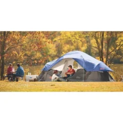 Coleman Red Canyon 8 Person 17 X 10 Foot Outdoor Large Family Camping Tent With Room Dividers, Adjustable Ventilation And Weathertec System, Blue -Intex Tents Shop GUEST a2ca99f8 5df0 47f9 ae89 ae58a0d8a785